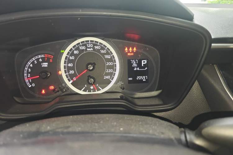Used Toyota Levin 2021 TNGA 1.5L CVT Entry-Level Model Odometer Close Up