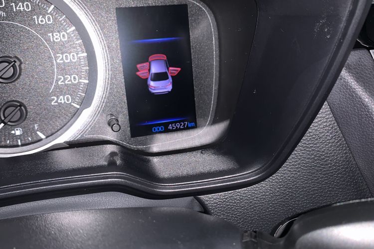 Used Toyota Levin 2021 185T CVT Sport Edition Odometer Close Up