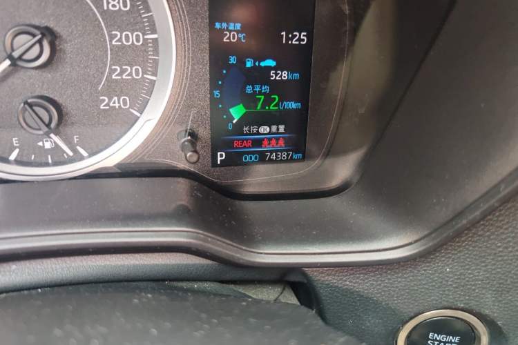 Used Toyota Levin 2021 185T CVT Sport Edition Odometer Close Up