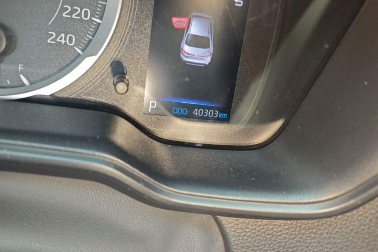 Used Toyota Levin 2021 185T CVT Sport Edition Odometer Close Up