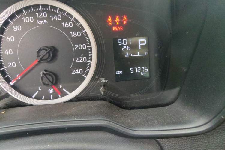 Used Toyota Levin 2021 TNGA 1.5L CVT Entry-Level Model Odometer Close Up