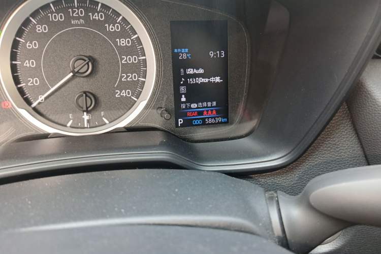 Used Toyota Levin 2021 185T CVT Sport Edition Odometer Close Up