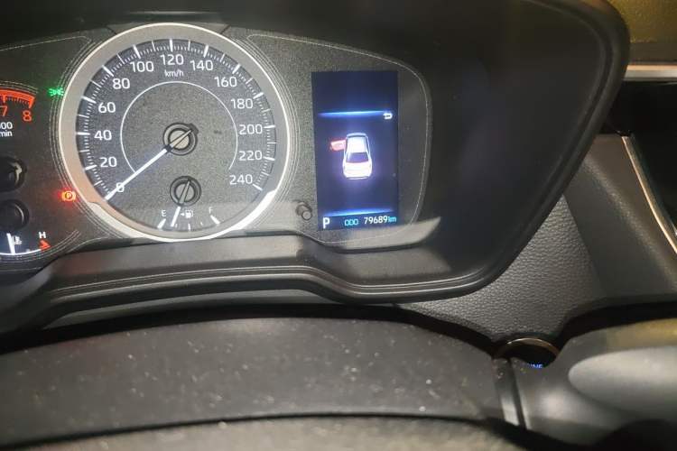 Used Toyota Levin 2021 185T CVT Luxury Edition Odometer Close Up