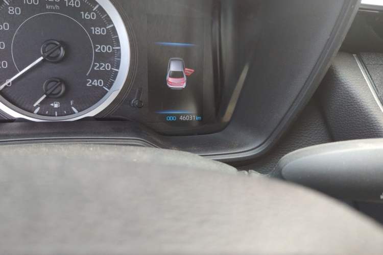 Used Toyota Levin 2021 185T CVT Sport Edition Odometer Close Up