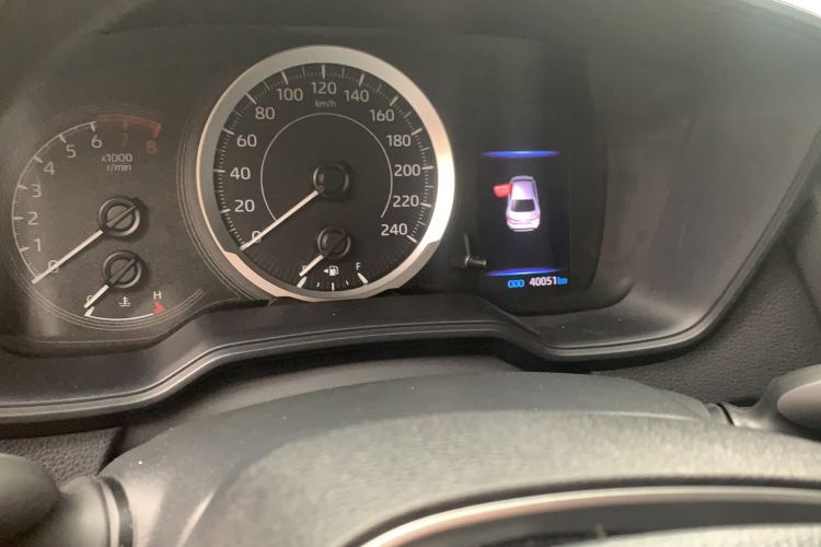 Used Toyota Levin 2021 185T CVT Sport Edition Odometer Close Up