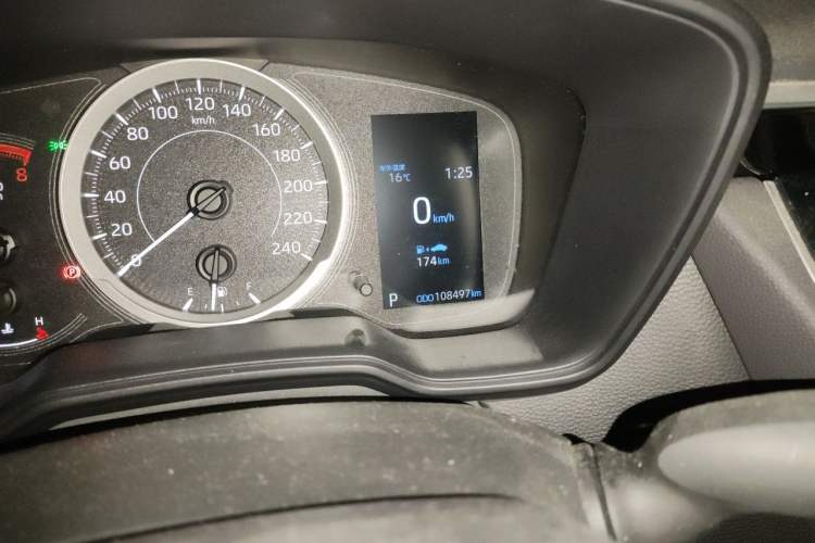 Used Toyota Levin 2021 185T CVT Sport Edition Odometer Close Up