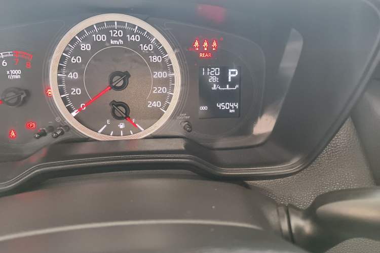 Used Toyota Levin 2021 TNGA 1.5L CVT Entry-Level Model Odometer Close Up