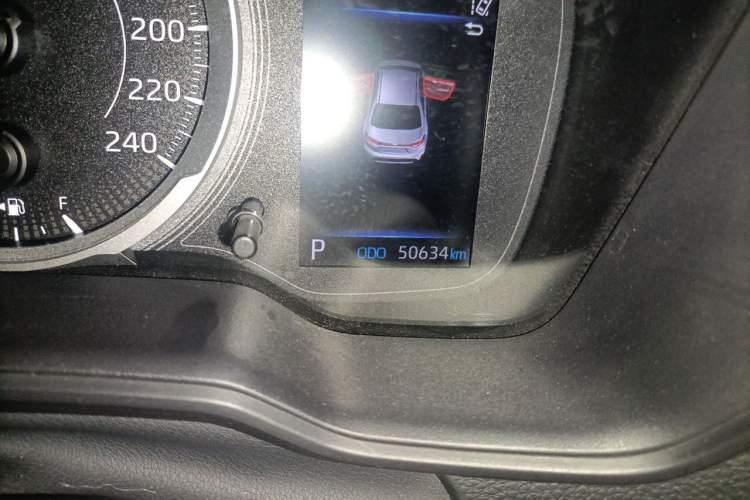Used Toyota Levin 2021 TNGA 1.5L CVT Leading Edition Odometer Close Up