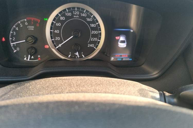 Used Toyota Levin 2021 185T CVT Sport Edition Odometer Close Up