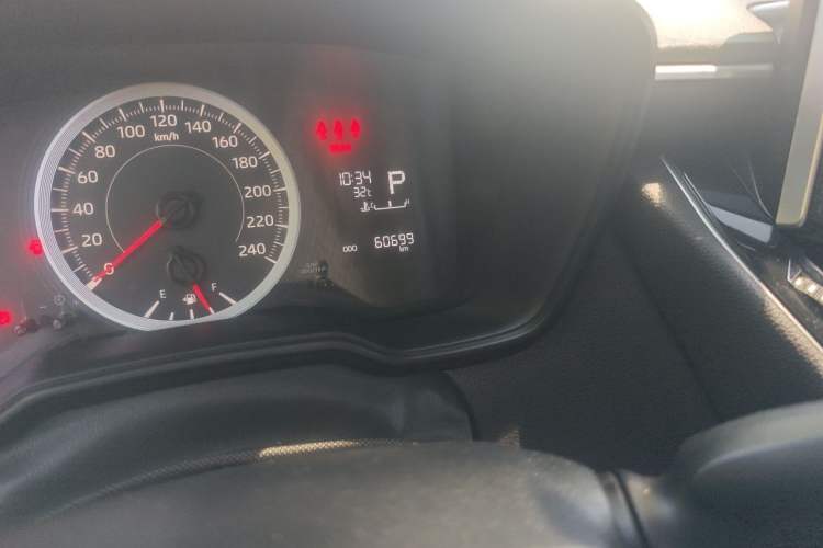 Used Toyota Levin 2021 185T CVT Entry-Level Version Odometer Close Up