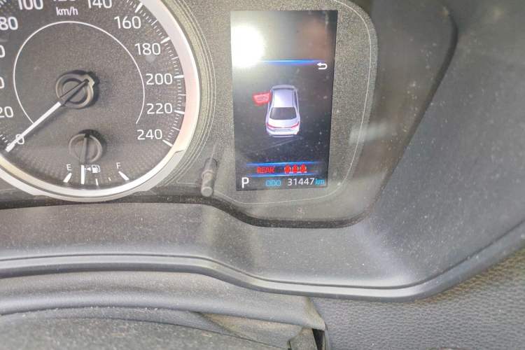 Used Toyota Levin 2021 185T CVT Luxury Edition Odometer Close Up