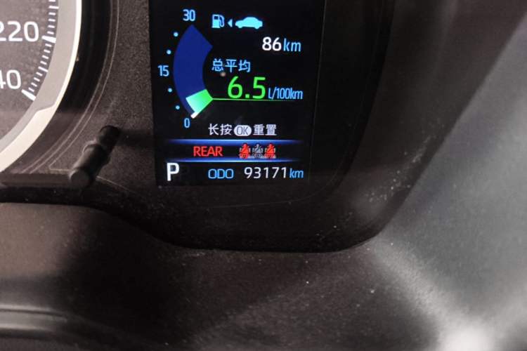 Used Toyota Levin 2021 185T CVT Sport Edition Odometer Close Up