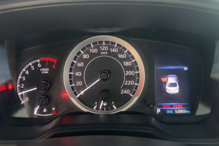 Used Toyota Levin 2021 185T CVT Luxury Edition Odometer Close Up