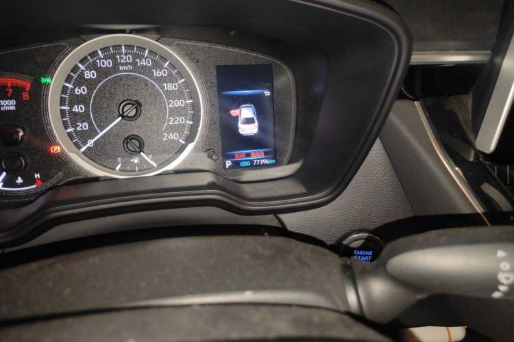 Used Toyota Levin 2021 185T CVT Luxury Edition Odometer Close Up