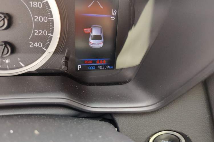Used Toyota Levin 2021 185T CVT Sport Edition Odometer Close Up