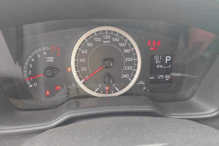 Used Toyota Levin 2021 TNGA 1.5L CVT Entry-Level Model Odometer Close Up