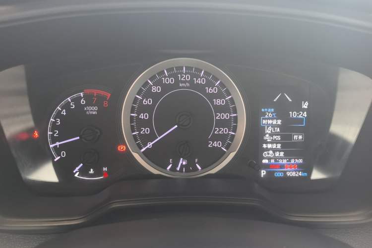 Used Toyota Levin 2021 185T CVT Luxury Edition Odometer Close Up