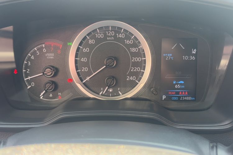 Used Toyota Levin 2021 185T CVT Sport Edition Odometer Close Up