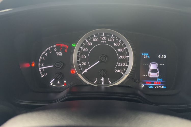 Used Toyota Levin 2021 185T CVT Sport Edition Odometer Close Up