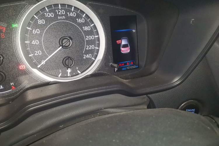 Used Toyota Levin 2021 185T CVT Luxury Edition Odometer Close Up