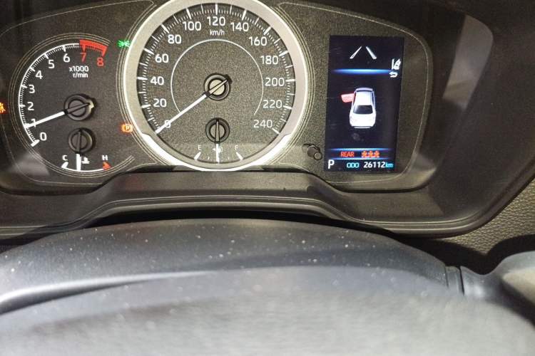 Used Toyota Levin 2021 TNGA 1.5L CVT Leading Edition Odometer Close Up
