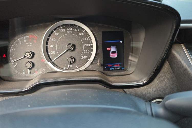 Used Toyota Levin 2021 2.0L Luxury Edition Odometer Close Up