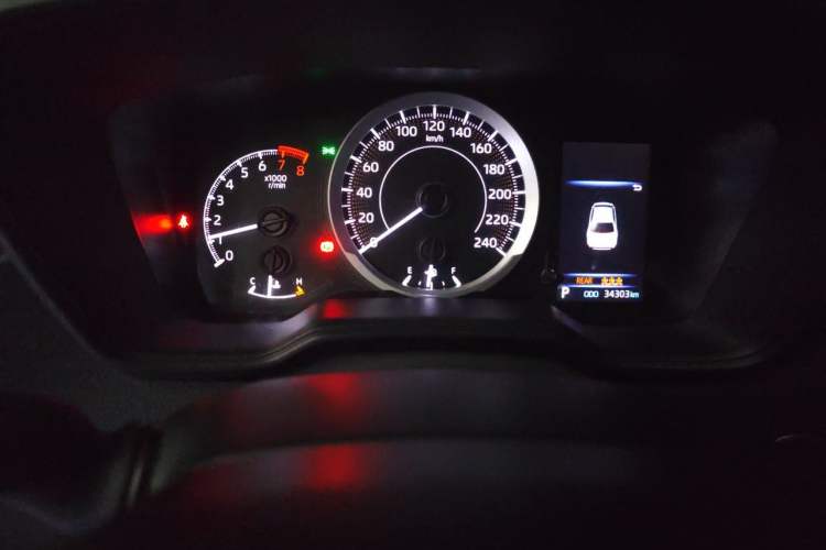 Used Toyota Levin 2021 2.0L Luxury Edition Odometer Close Up