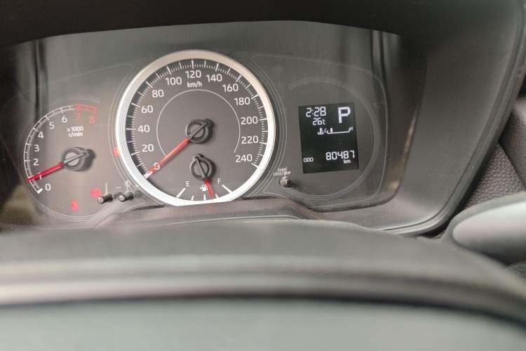 Used Toyota Levin 2021 TNGA 1.5L CVT Entry-Level Model Odometer Close Up