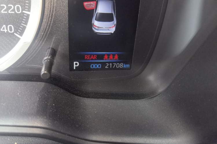 Used Toyota Levin 2021 185T CVT Sport Edition Odometer Close Up