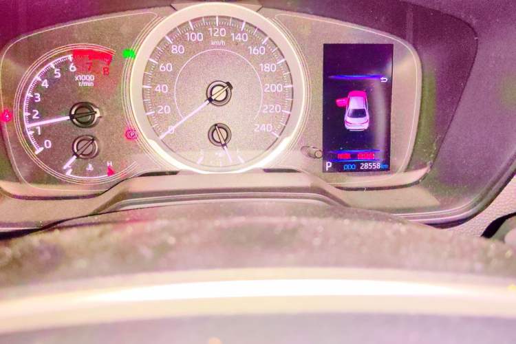 Used Toyota Levin 2021 185T CVT Sport Edition Odometer Close Up