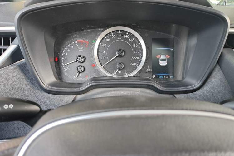 Used Toyota Levin 2021 185T CVT Luxury Edition Odometer Close Up