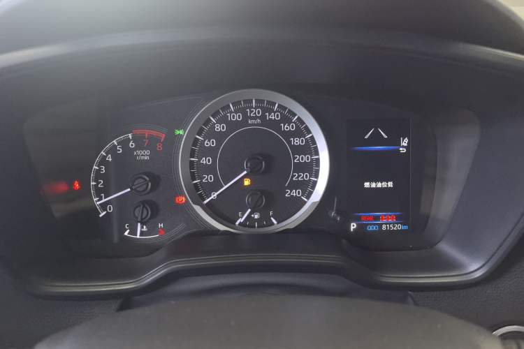 Used Toyota Levin 2021 185T CVT Sport Edition Odometer Close Up