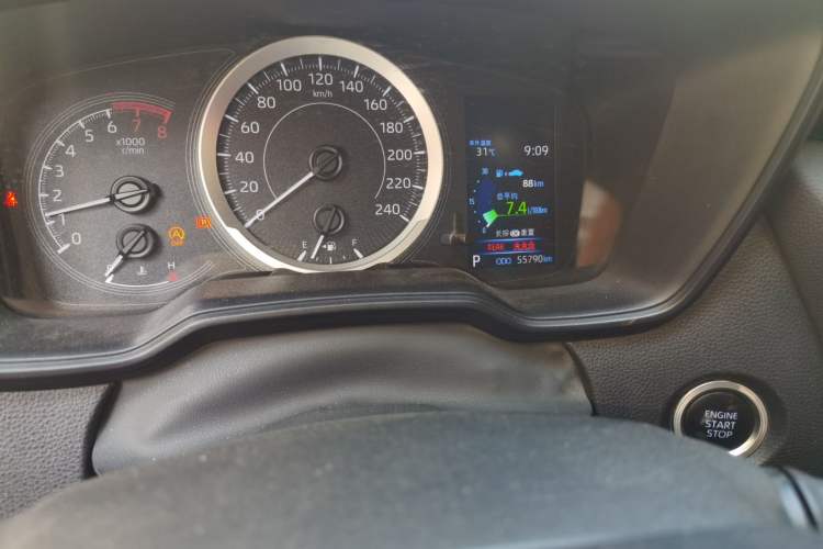 Used Toyota Levin 2021 185T CVT Luxury Edition Odometer Close Up