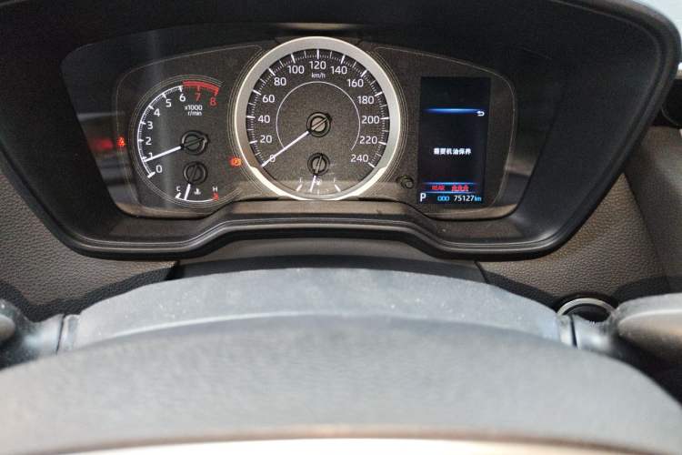 Used Toyota Levin 2021 185T CVT Luxury Edition Odometer Close Up