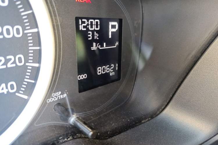 Used Toyota Levin 2021 TNGA 1.5L CVT Entry-Level Model Odometer Close Up