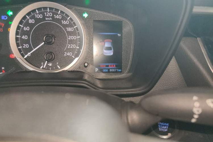 Used Toyota Levin 2022 185T CVT Luxury Edition Odometer Close Up