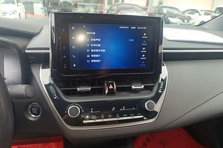 Used Toyota Levin 2022 185T CVT Luxury Edition Audio And AC Panel