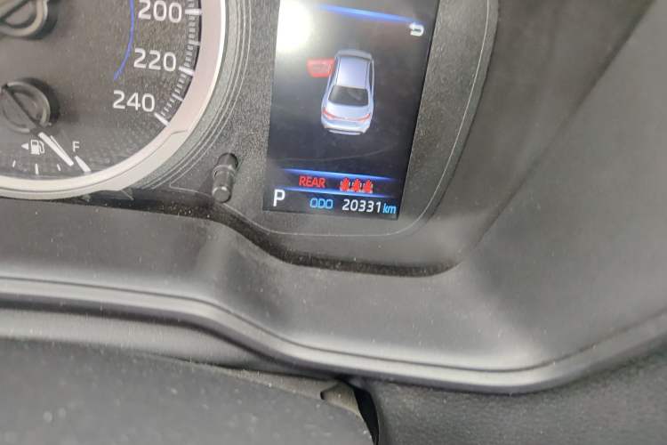 Used Toyota Levin 2022 Dual-Engine 1.8H E-CVT Luxury Edition Odometer Close Up