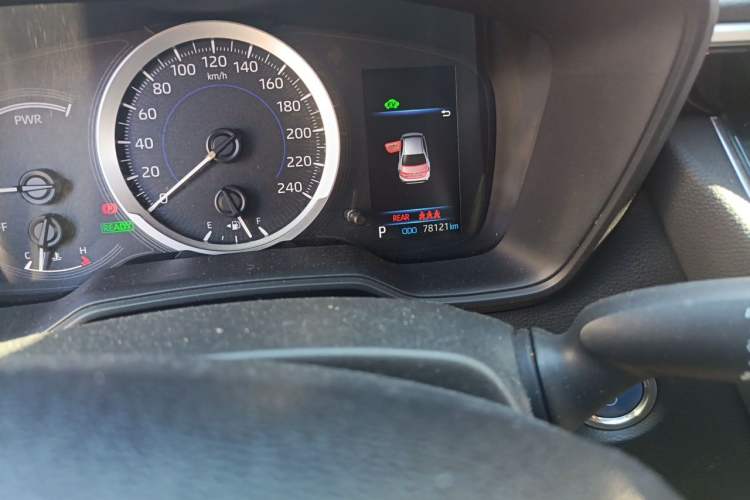 Used Toyota Levin 2022 Dual-Engine 1.8H E-CVT Luxury Edition Odometer Close Up