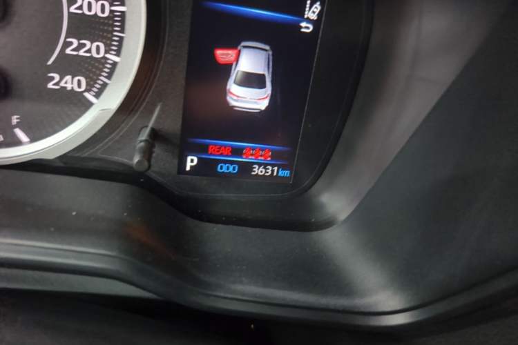 Used Toyota Levin 2022 185T CVT Luxury Edition Odometer Close Up
