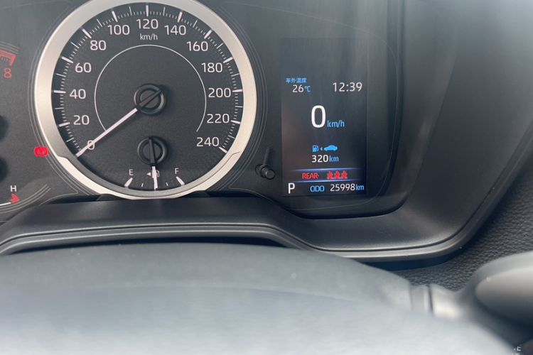 Used Toyota Levin 2022 185T CVT Luxury Edition Odometer Close Up