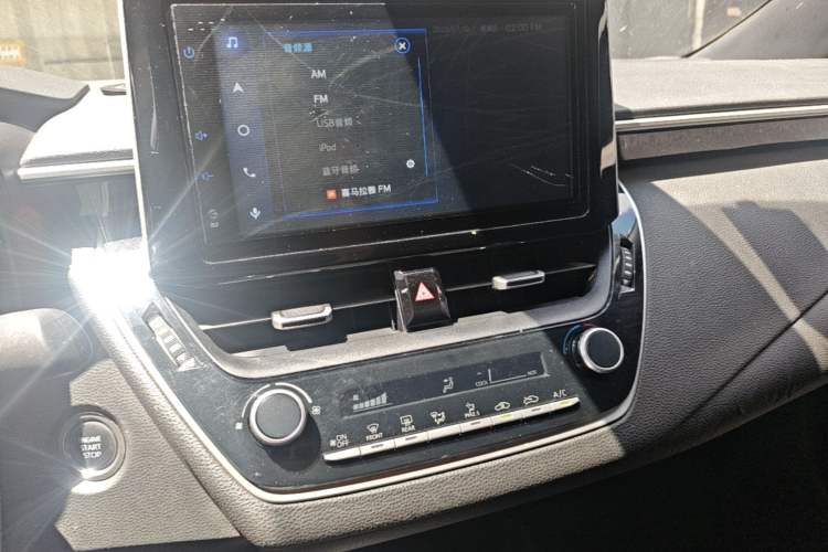 Used Toyota Levin 2022 185T CVT Luxury Edition Audio And AC Panel