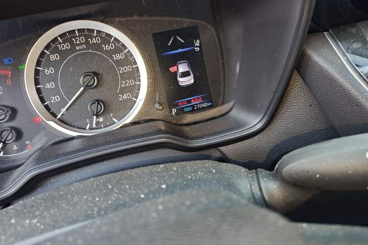 Used Toyota Levin 2022 185T CVT Luxury Edition Odometer Close Up