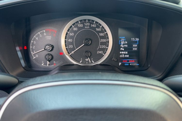 Used Toyota Levin 2022 185T CVT Sport Edition Odometer Close Up