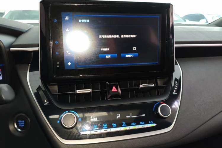 Used Toyota Levin 2022 185T CVT Sport Edition Audio And AC Panel