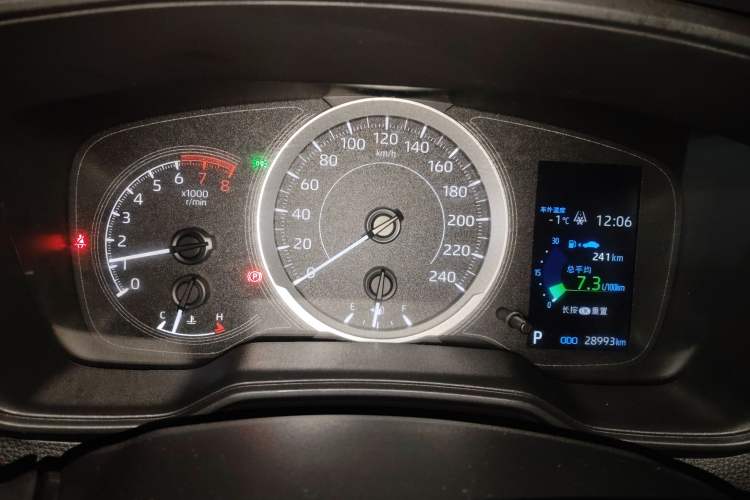 Used Toyota Levin 2022 185T CVT Luxury Edition Instrument Cluster