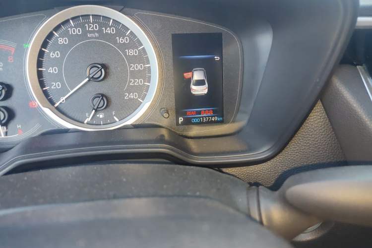 Used Toyota Levin 2022 185T CVT Sport Edition Odometer Close Up