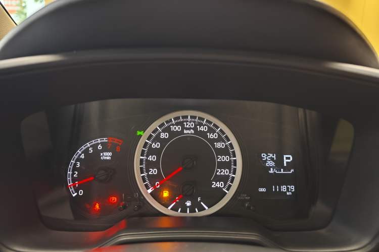 Used Toyota Levin 2022 Facelift TNGA 1.5L CVT Progressive Edition Odometer Close Up