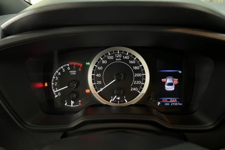 Used Toyota Levin 2022 185T CVT Sport Edition Odometer Close Up