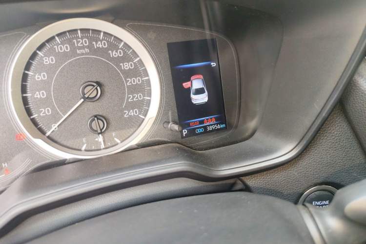 Used Toyota Levin 2022 185T CVT Luxury Edition Odometer Close Up